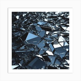 Shattered Glass 12 Art Print