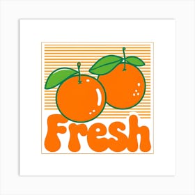 Fresh Oranges Art Art Print