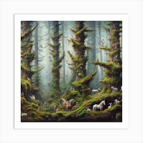 Flora And Fauna Art Print