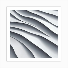 Abstract Wave Pattern 5 Art Print