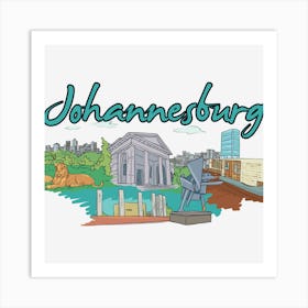 Johannesburg Art Print