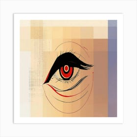 Eye Of A Woman Art Print