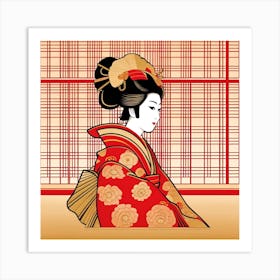 Geisha 2 Art Print