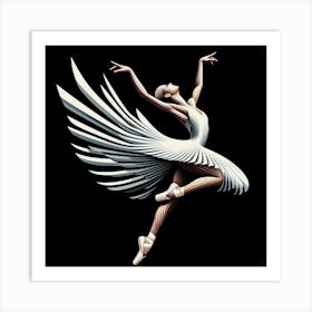 Swan Dancer Art Print