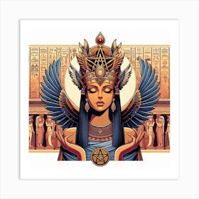 Egyptian Goddess 3 Art Print