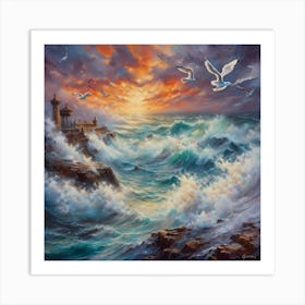 stormy old weather Art Print