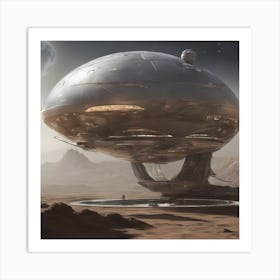 A Spacefaring Vessel With A Self Sustaining Ecosystem, Allowing Long Duration Journeys 5 Art Print