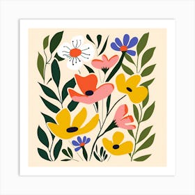 Floral Painting Art Print