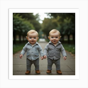 Twins 3 Art Print