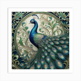 Peacock 26 Art Print