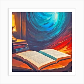 Open Book 8 Art Print