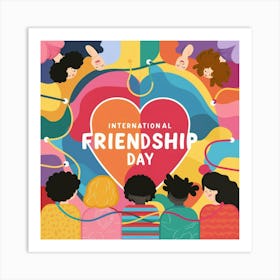 International Friendship Day 5 Art Print