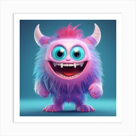 Monster 3d 3 Art Print