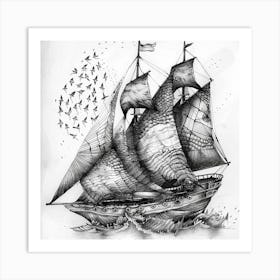 Sailing Ship 2 Art Print