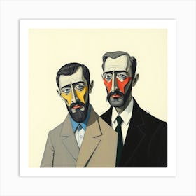 'The Two Men' Art Print