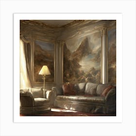 Living Room 3 Art Print