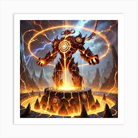 Coreborn Elemental Core Absorption Art Print