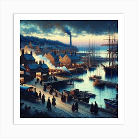 St John'S Dock Art Print Art Print