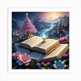 Fairy Tale Book Art Print