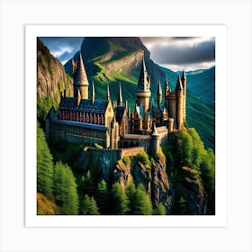 Hogwarts Castle 3 Art Print