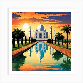 Taj Mahal Art Print