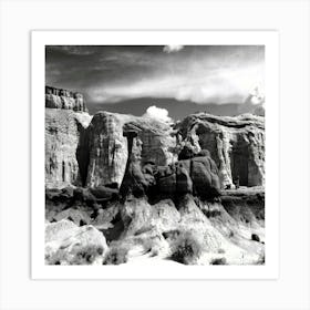 Majestic Rocks Toadstool Utah Art Print