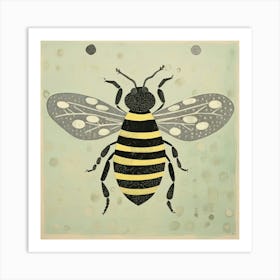 Bee Print 4 Poster