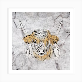 Highland Cow Art Print