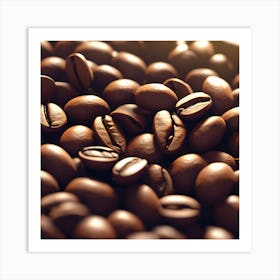 Coffee Beans 88 Art Print