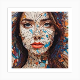 BB Borsa Mosaic Face Art Print