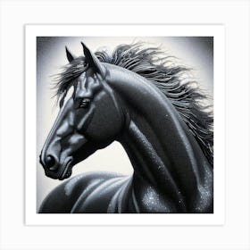 Creative Horse Beauty Illustration Nr 282 Art Print