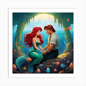 Little Mermaid 1 Art Print