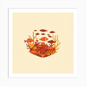 Fishes In The Sea Art Print