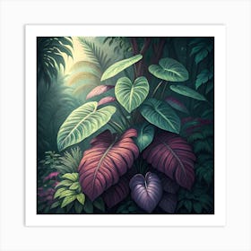 Tropical Jungle 11 Art Print