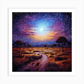 Australian Desert Art Print