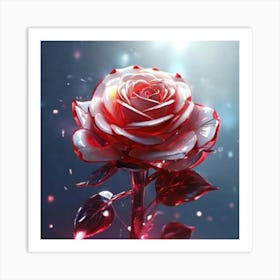 I Love Roses Art Print