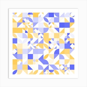 Abstract Geometric Pattern 1 Art Print