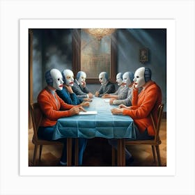 'The Meeting' Art Print