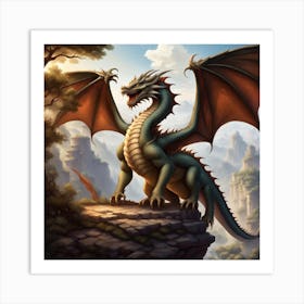 Dragon 3 Art Print