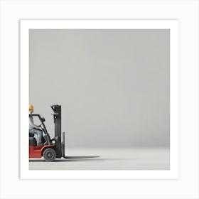 Forklift Stock Videos & Royalty-Free Footage Art Print