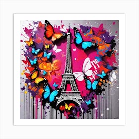 Heart Of Paris Art Print