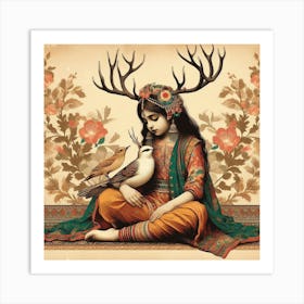 'Indian Girl' Art Print