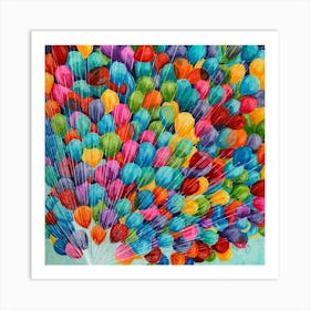 Colorful Ballons Art Print