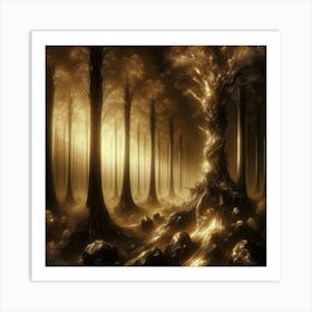 Dark Forest 33 Art Print