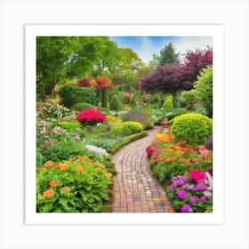 Garden Path Art Print