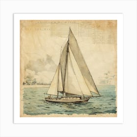 Sailboat Art Print