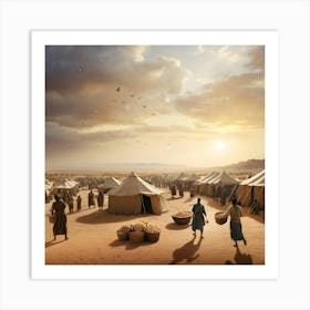 Israel In The Desert 1 Art Print