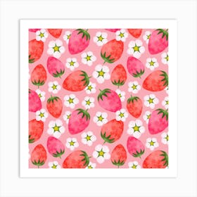 Strawberries Art Print