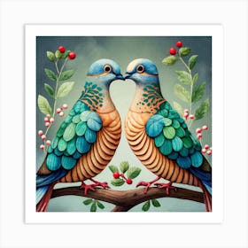 Two birds Art Print