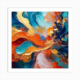 Abstract Painting 35 Art Print